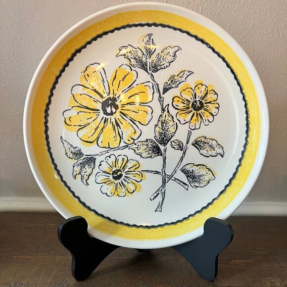 VINTAGE 1970S BANNOCKBURN COLLECTION COUNTRYSIDE IRONSTONE LRG PLATE 12.5 - Picture 1 of 8